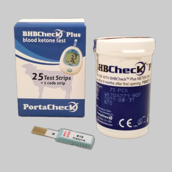 BHB Check Plus Blood Ketone 50 Test Vial
