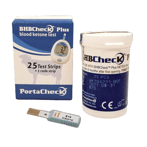 BHB Check Plus blood ketone 50 test vial