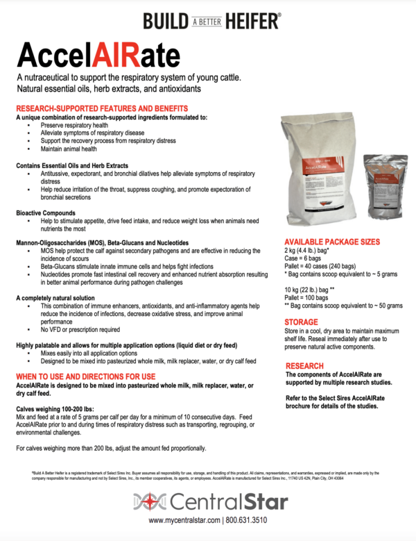 accelAIRate product information sheet