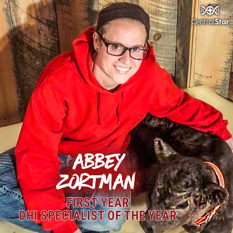 Abbey Zortman First Year DHI Specialist of the Year 2024