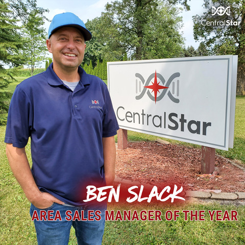 Ben Slack Area Sales Manager of the Year