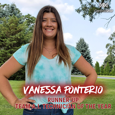 Vanessa Ponterio Runner-Up Team A.I. Technician of the Year