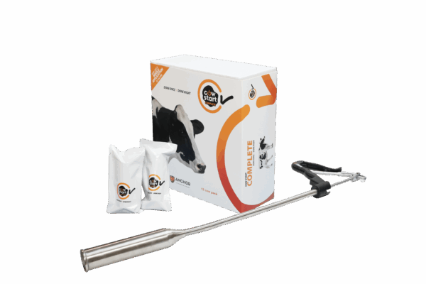 Cow Start Product Shoot April 2025 - Black Gun with Box and 2 Foil Packs