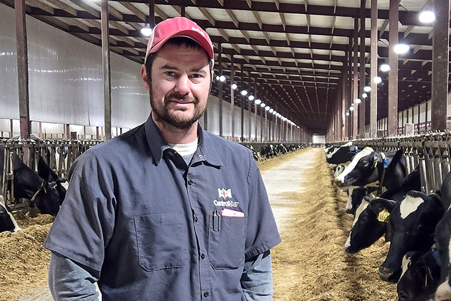 A.I. Specialist Andrew Schultz, Kewaunee, Wis., was recently honored by CentralStar Cooperative as A.I. Specialist of the Year during their virtual team-member-awards program.