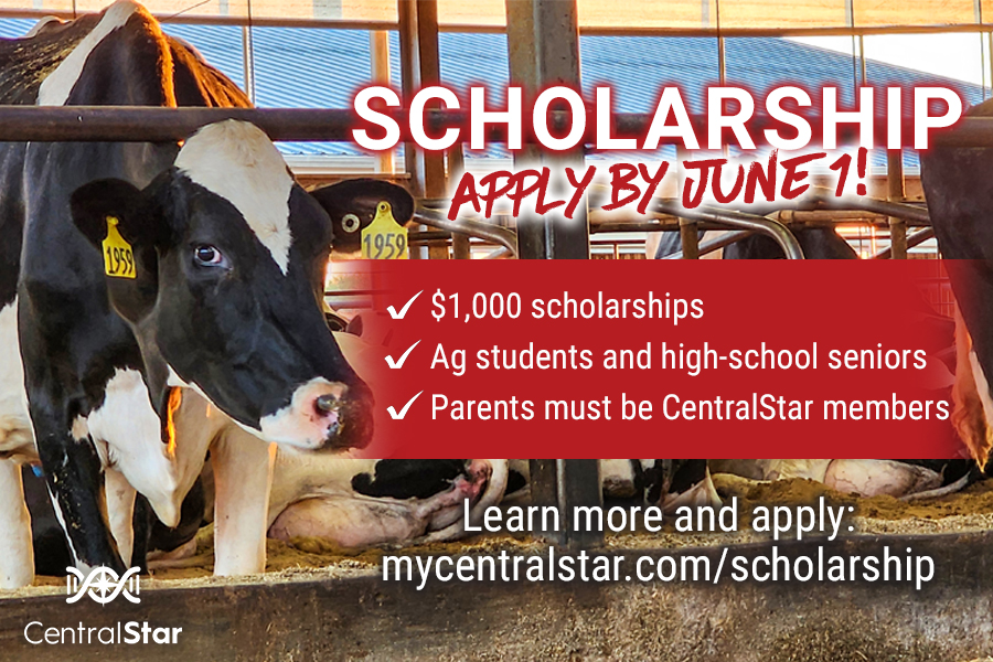 CentralStar Cooperative scholarship open; applications due June 1